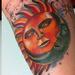 Tattoos - sun and moon face with the little dipper  - 68116